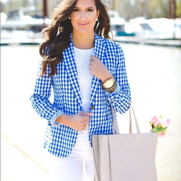 Jackets & Blazers - Gingham blazer